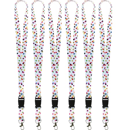 Teacher Created Resources Confetti Lanyard, PK6 TCR20348